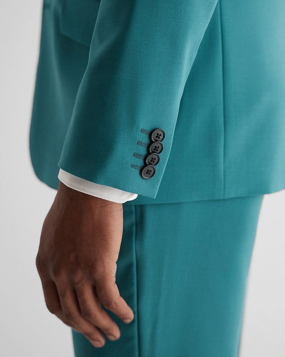 Mens Classy Teal Color Tuxedo Suit