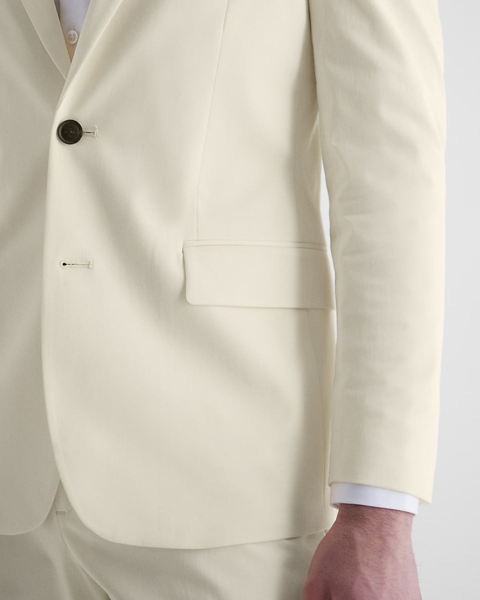 Mens Bright Off White Tuxedo Suit