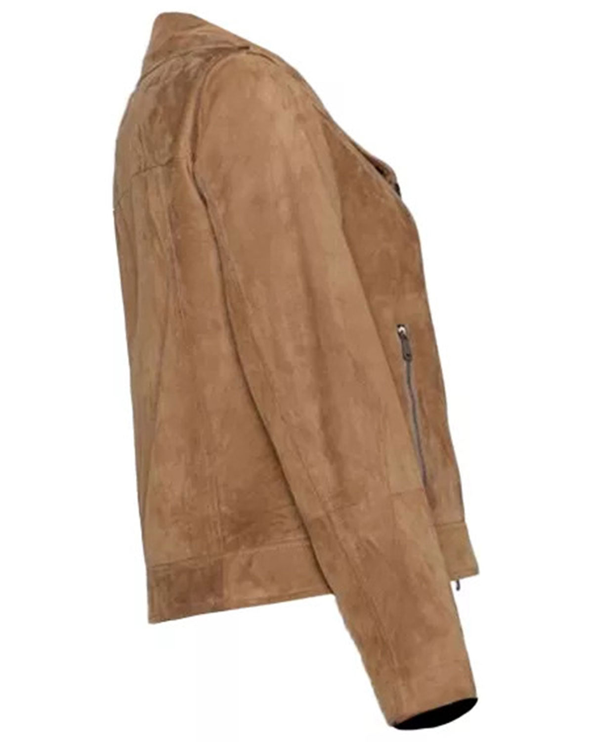 Women’s Brown Suede Leather Jacket