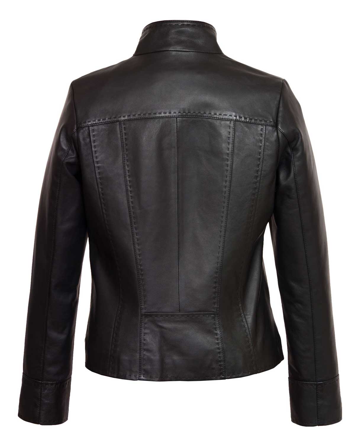 Womens Black Leather Jacket