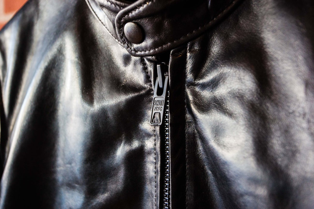 Mission Men’s Classic Leather Jacket