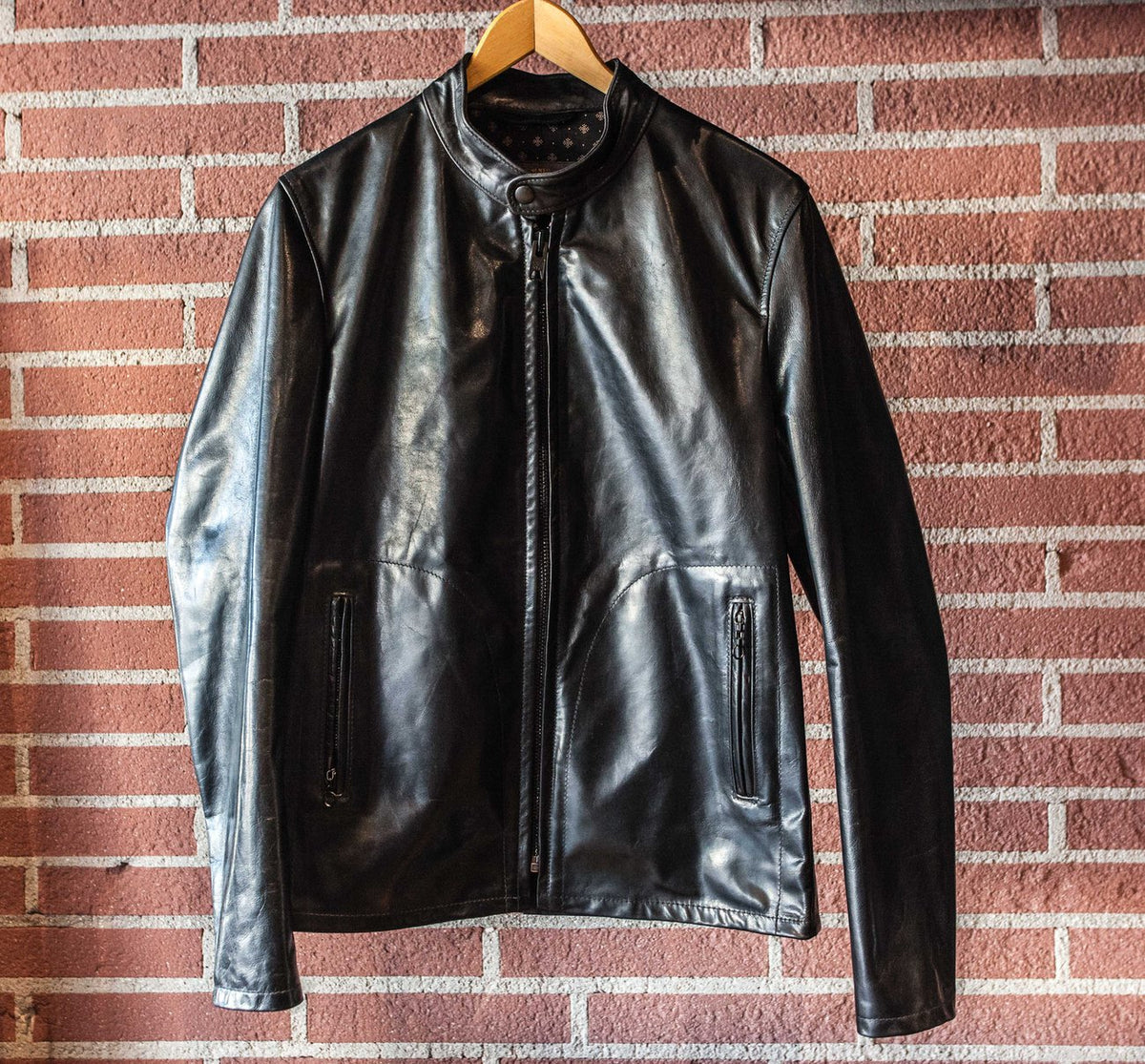 Mission Men’s Classic Leather Jacket