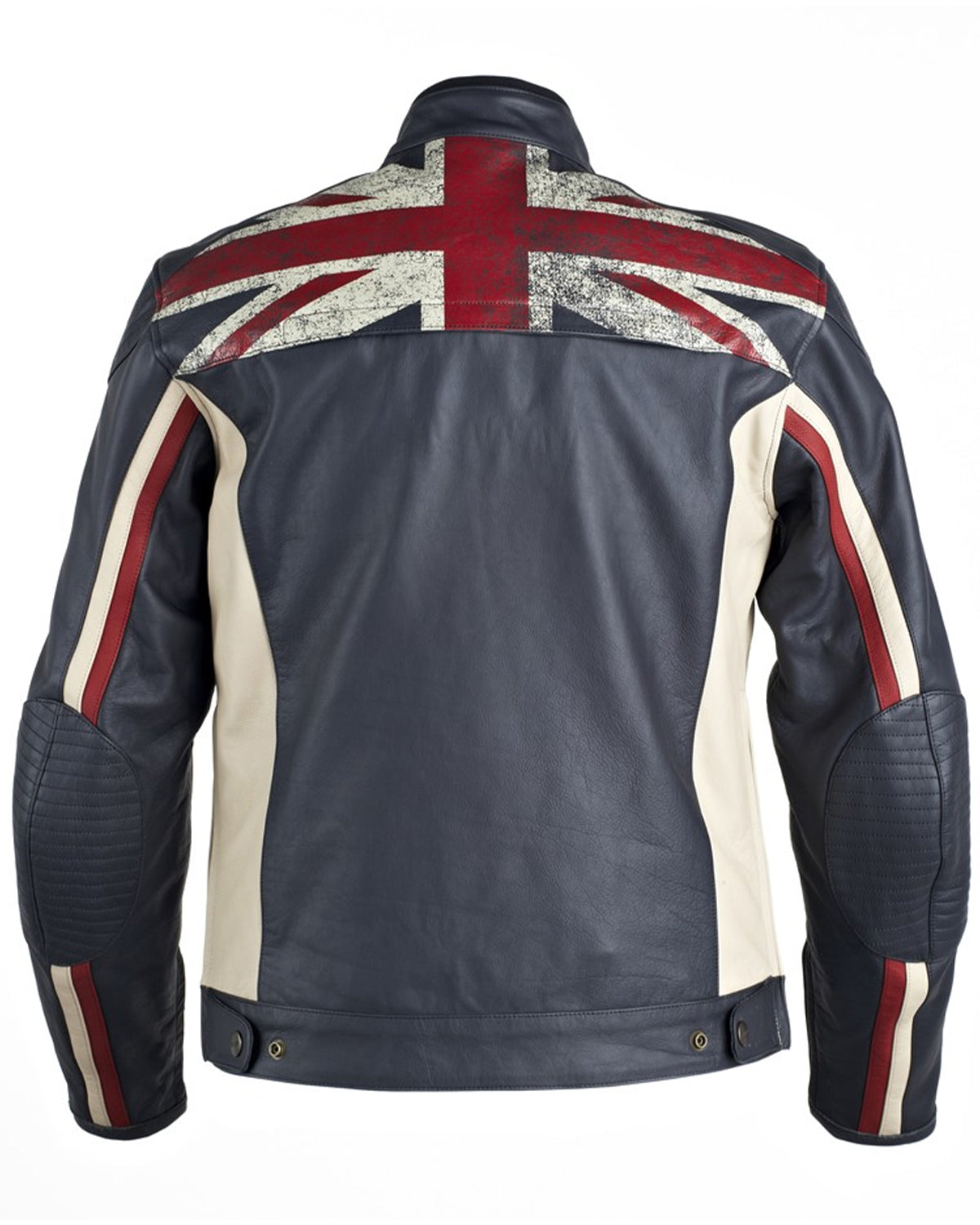 Black New UK Flag Leather Jackets For Men’s