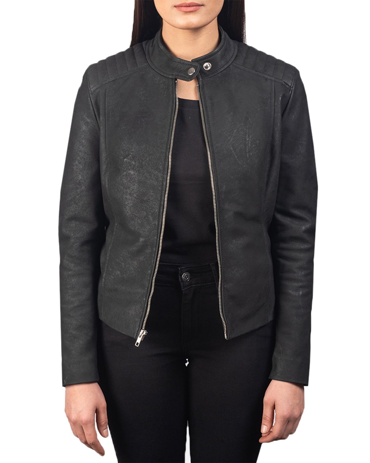 Women's Slim Fit Biker Jacket